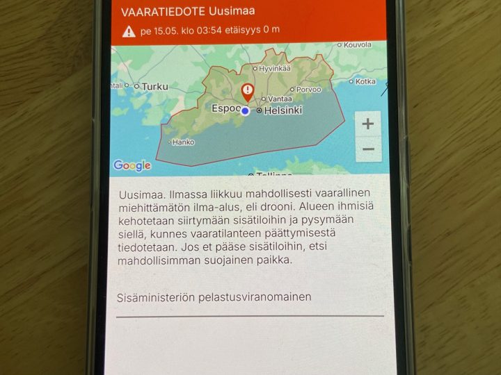 Uudenmaan droonivaroitus vauhditti keskustelua hätäviesteistä – Lohjalla tieto tarvitsee useamman väylän
