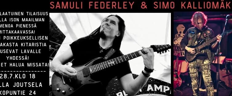 Samuli Federleyn ja Simo Kalliomäen esiintymisjuliste