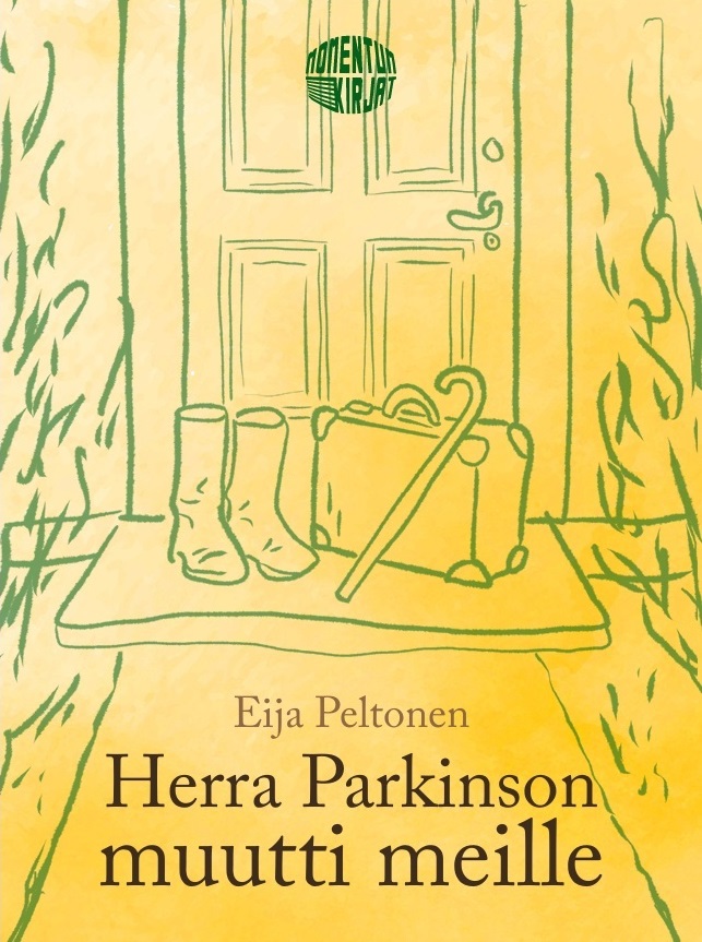Eija Peltosen kirjan Herra Parkinson muutti meille kansikuva